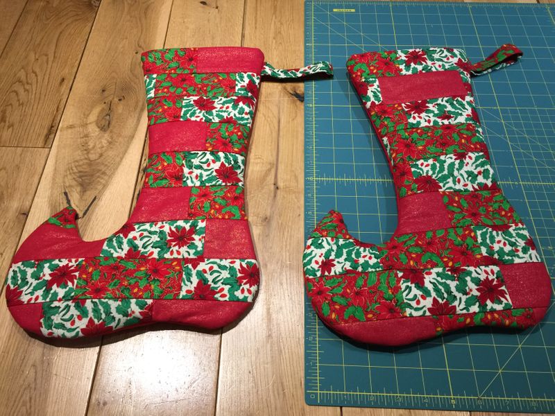 Stockings made by a student