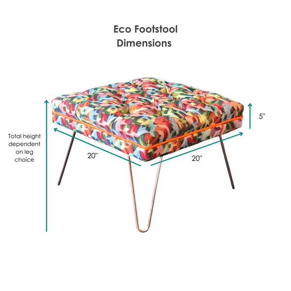 Eco Footstool Dimensions 