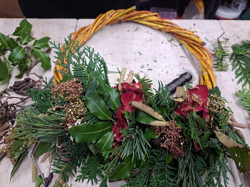 Enjoy the process of creating your wreath
