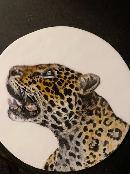 Hand painted Jaguar