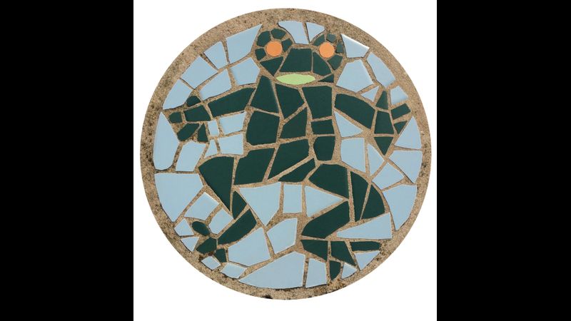 Frog, Mosaic Stepping Stone Kit