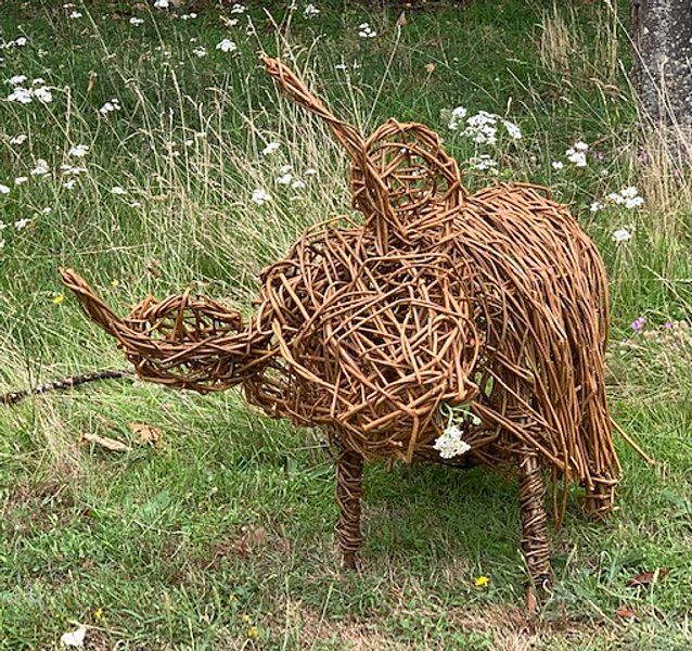 Highland cow sculpture