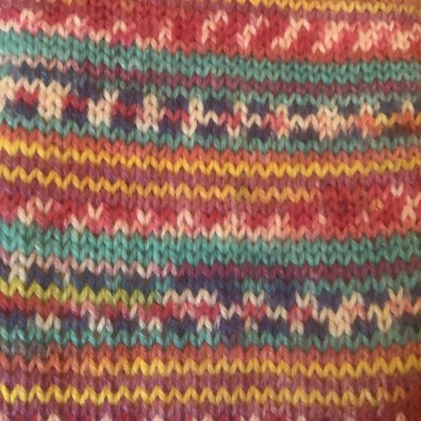 Close up of yarn design Thelma