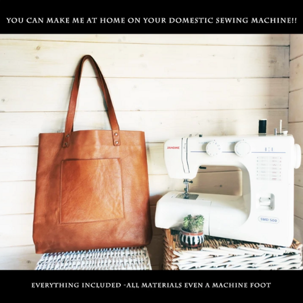 Make this Tote bag at home on your domestic sewing machine