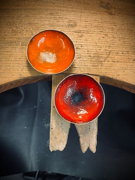 Enamel bowls