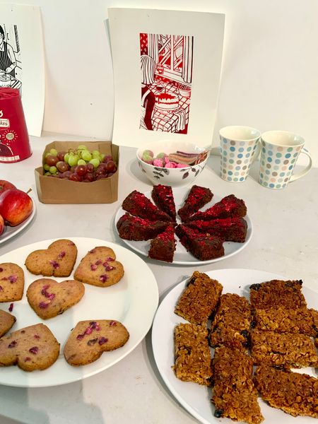 Hot drinks and Freshly baked treats