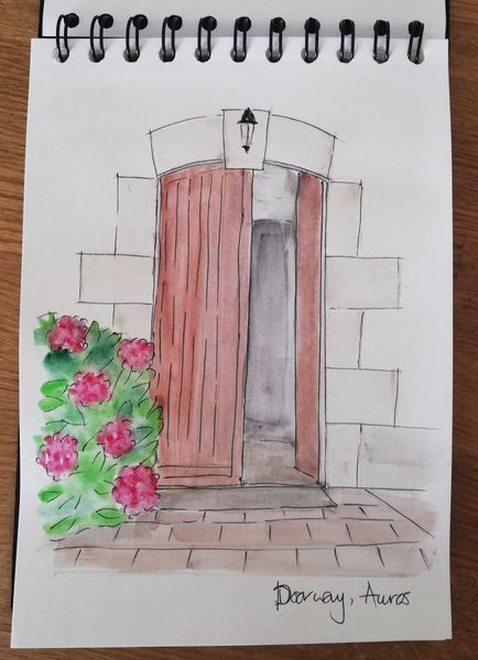 Sketch of a local doorway