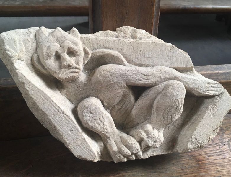 A grotesque idea for a three day carving workshop.