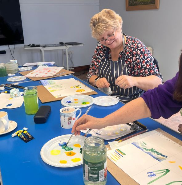 watercolour classes Staffordshire