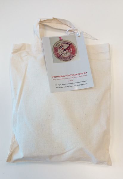 Kits presented in a tote bag