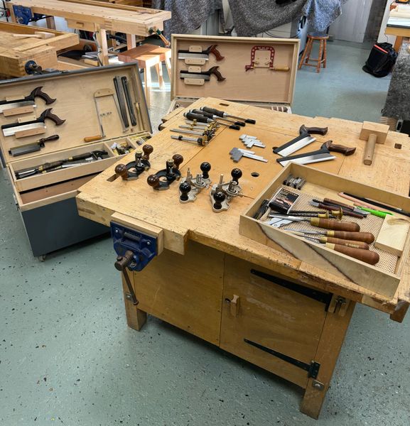 Great selection of handtools to use and discuss