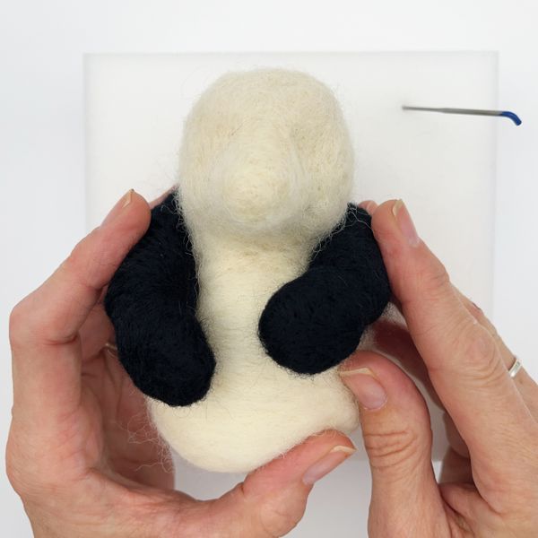 Bergin and Bath needle felted Panda kit