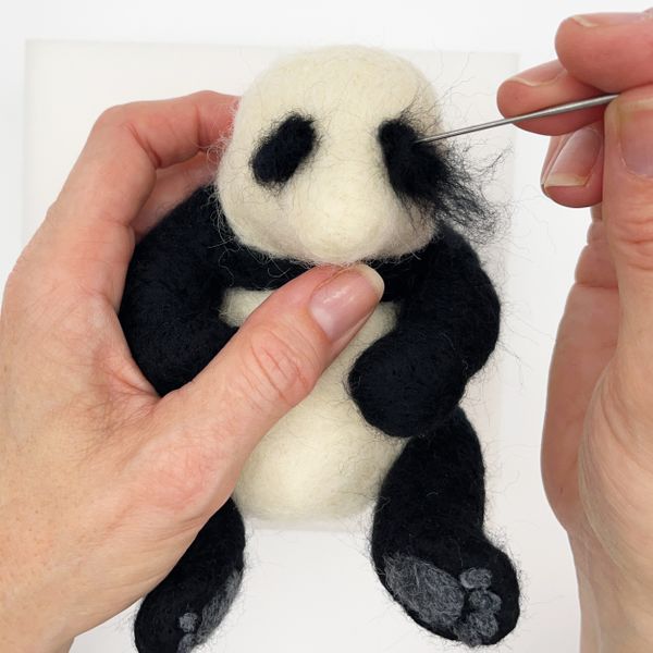 Bergin and Bath needle felted Panda kit