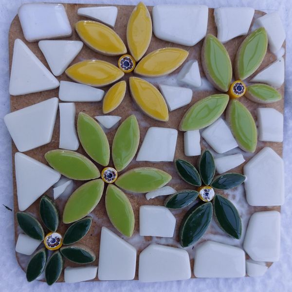 Wonderful coaster not grouted.